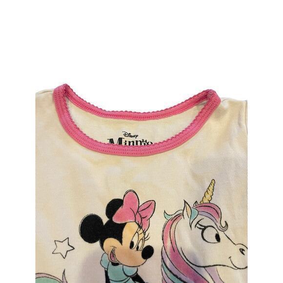 Disney‎ Minnie Mouse Short Sleeve & Pants Set of 2 Toddler Girl Pajama Sets - Picture 4 of 16